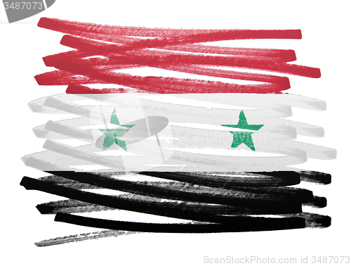 Image of Flag illustration - Syria