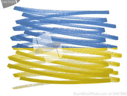 Image of Flag illustration - Ukraine