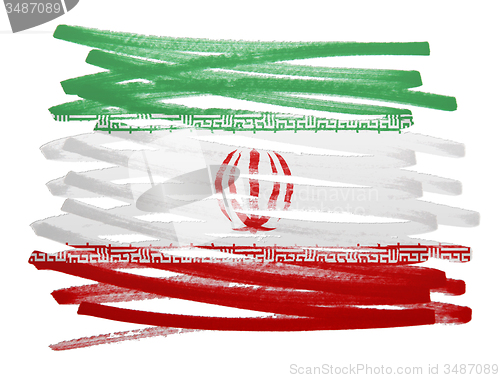 Image of Flag illustration - Iran