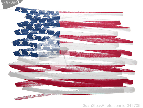 Image of Flag illustration - USA