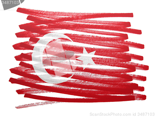 Image of Flag illustration - Turkey