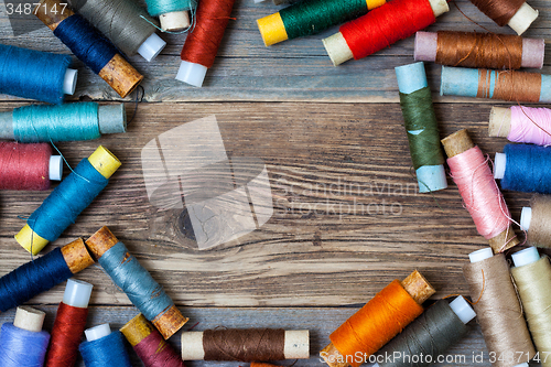 Image of coils of different threads