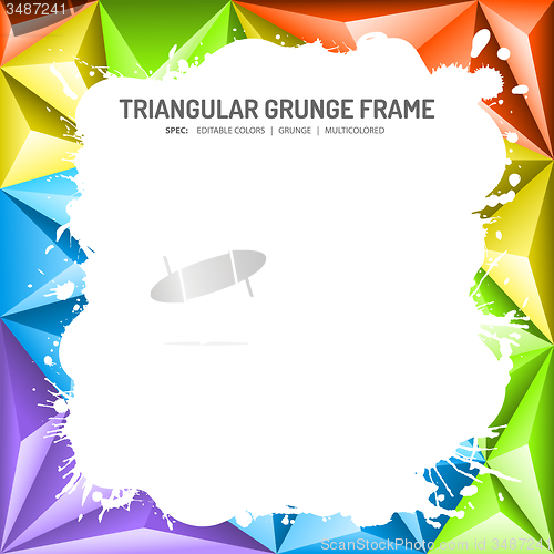 Image of Abstract Mosaic Frame