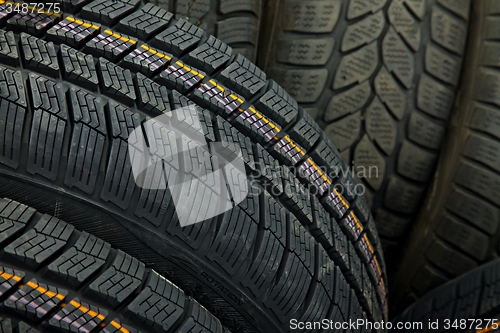 Image of Tyres closeup