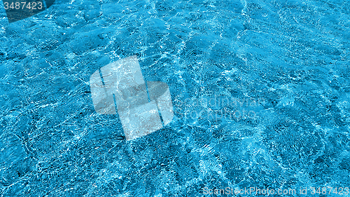Image of Shining blue water ripple background