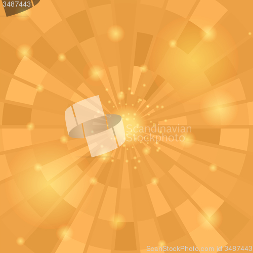 Image of Abstract Orange Mosaic Pattern