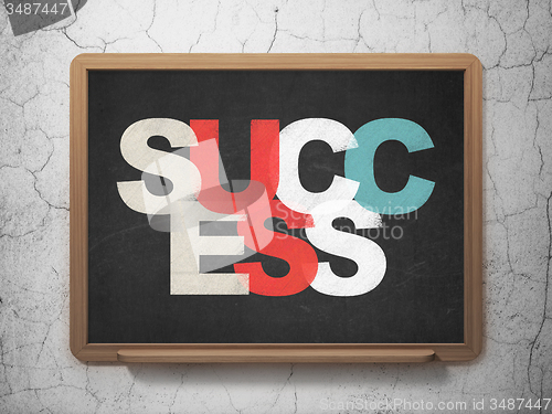 Image of Finance concept: Success on School Board background