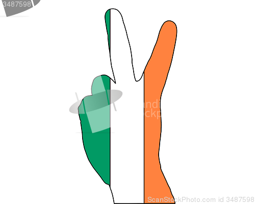 Image of Ireland hand signal