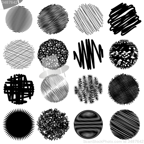 Image of hand drawn circles