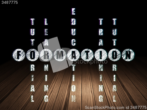 Image of Learning concept: word Formation in solving Crossword Puzzle