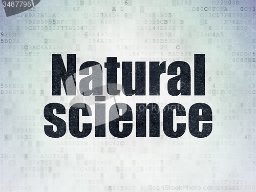 Image of Science concept: Natural Science on Digital Paper background