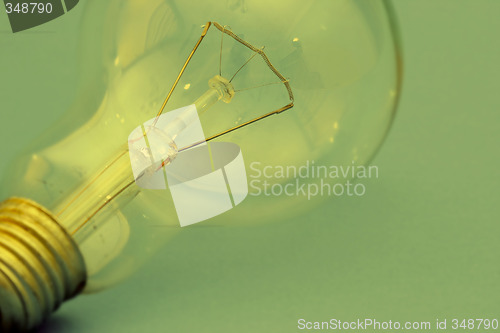 Image of Background with lit lightbulb