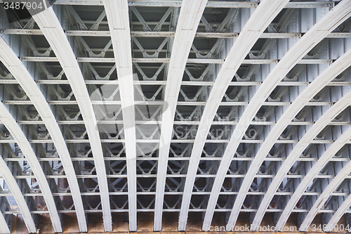 Image of abstract metal in englan london railing  