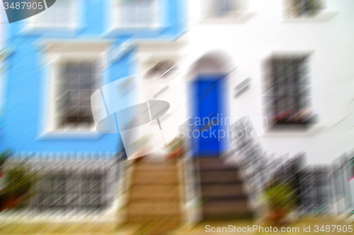 Image of notting hill in london england old suburban and antique     wall