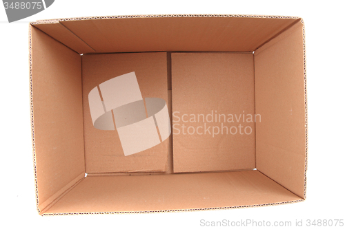 Image of empty paper box 