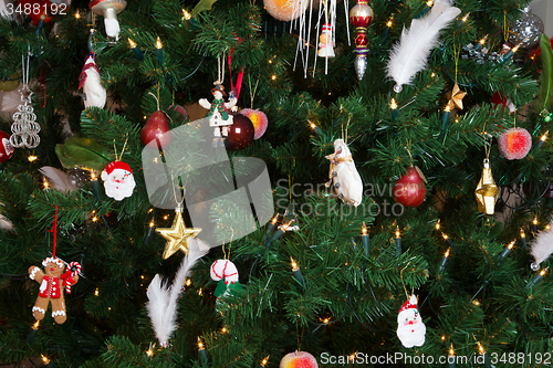 Image of decorated tree