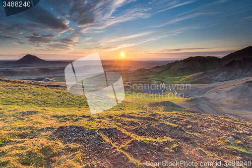 Image of Sunset in Iceland