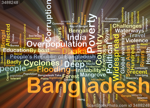 Image of Bangladesh background concept glowing