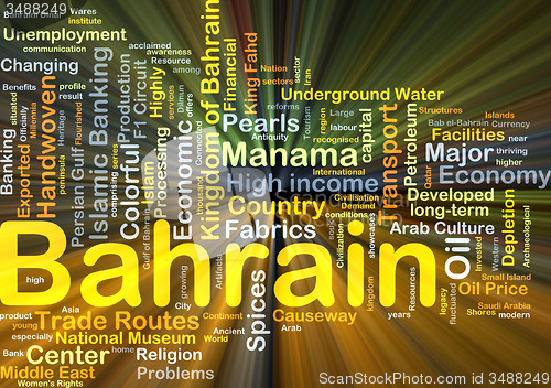 Image of Bahrain background concept glowing