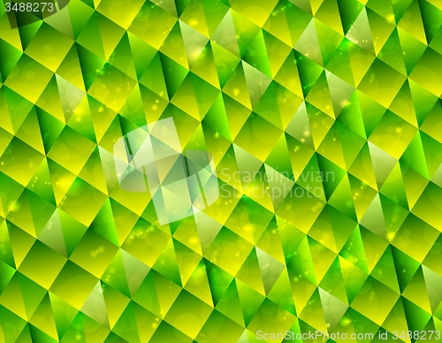 Image of Abstract polygonal triangles tech background