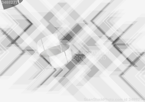 Image of Grey tech abstract vector background