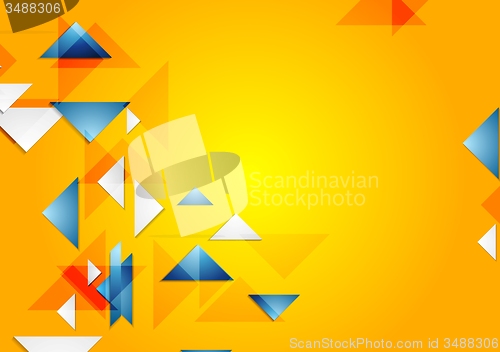 Image of Bright vector geometric background
