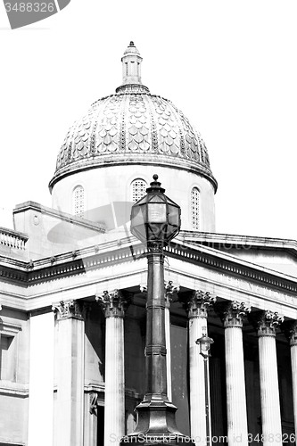 Image of old architecture in england london europe wall and history