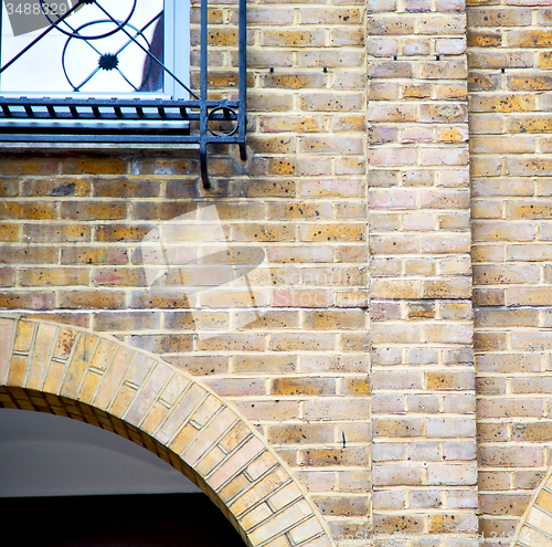 Image of exterior old architecture in england london europe wall and hist