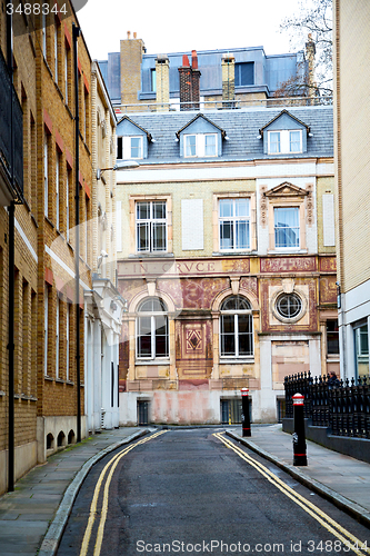 Image of exterior old architecture in england london europe wall 