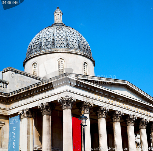 Image of exterior old architecture in england london europe wall and hist