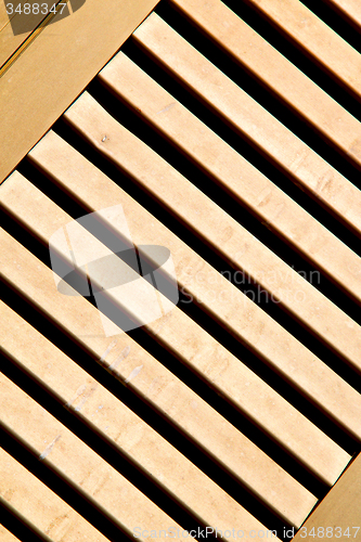 Image of in europe italy milan old  venetian blind wall