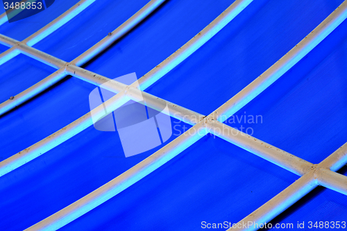 Image of plastic abstract in asia     roof lomprayah  bay   in thailand  