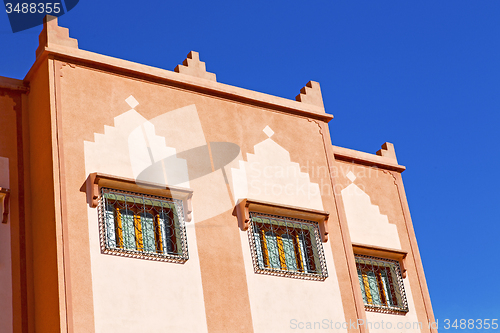 Image of  window in morocco   historical