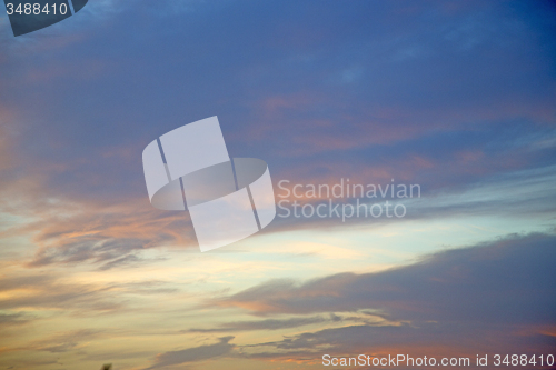 Image of light  the sunrise in  colored  