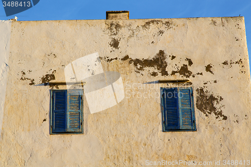 Image of  window in morocco africa and   brick historical