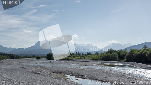 Image of Isar and Alps