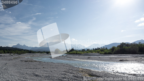 Image of Isar and Alps