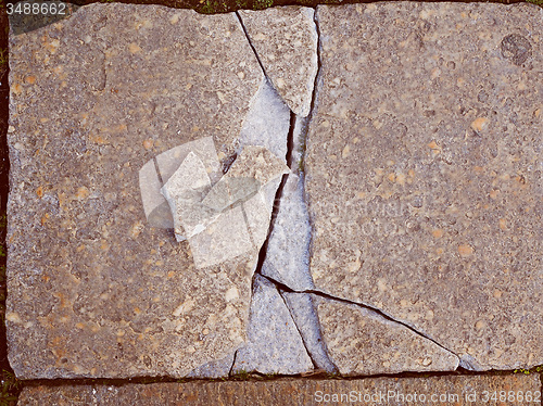 Image of Retro look Broken stone