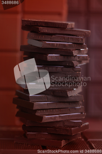 Image of stack of chocolate