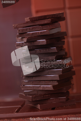 Image of stack of chocolate