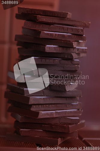 Image of stack of chocolate