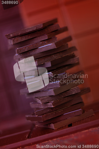 Image of stack of chocolate