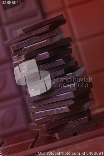 Image of stack of chocolate