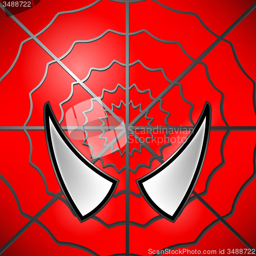 Image of Superhero Icon. Mask 