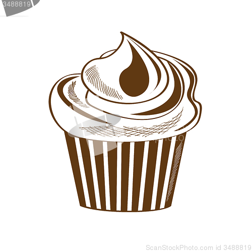Image of retro cupcake design