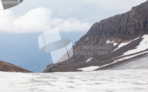 Image of Close view of a glacier