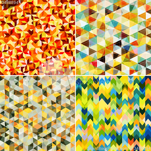 Image of Abstract Mosaic Patterns