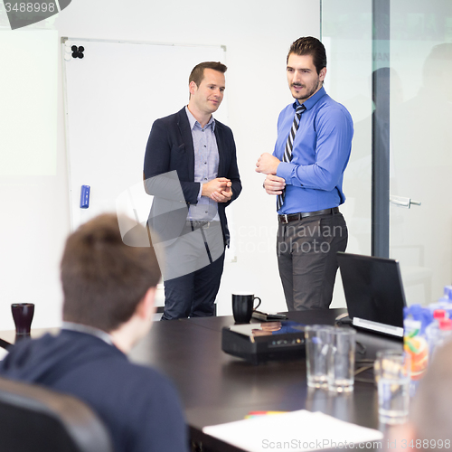 Image of Business people in modern office.