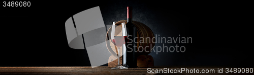 Image of Composition with wine