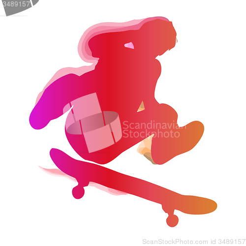 Image of Skateboarder performing a trick